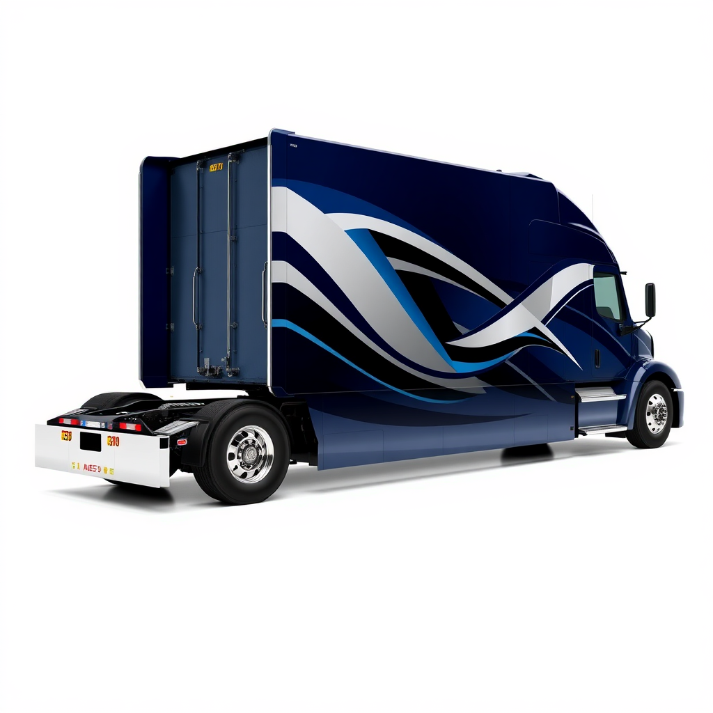 Truck side wrap presentation